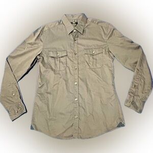 NEW Hugo Boss Men's "Ramsey_35" Slim Fit Gray Long Sleeve Casual Shirt US Large